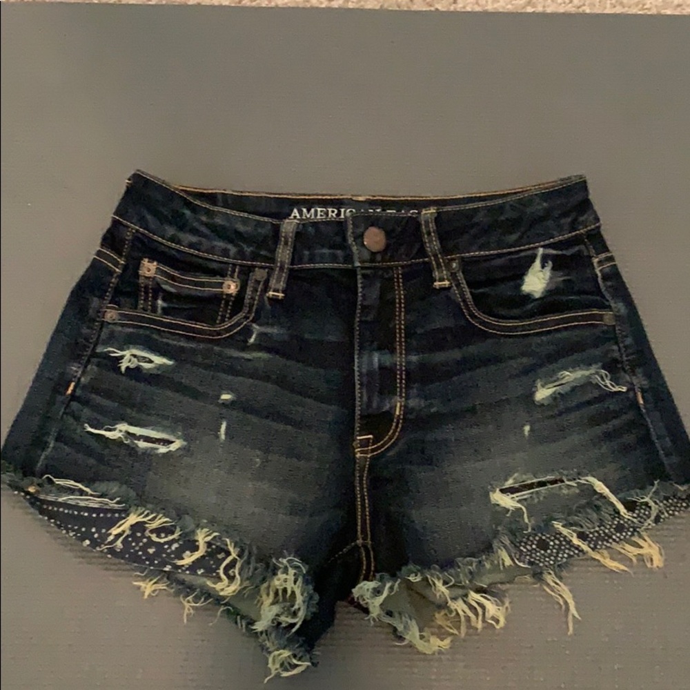 american eagle jean shorts